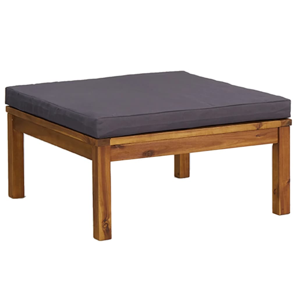 vidaXL 8 Piece Garden Lounge Set with Cushion Solid Acacia Wood