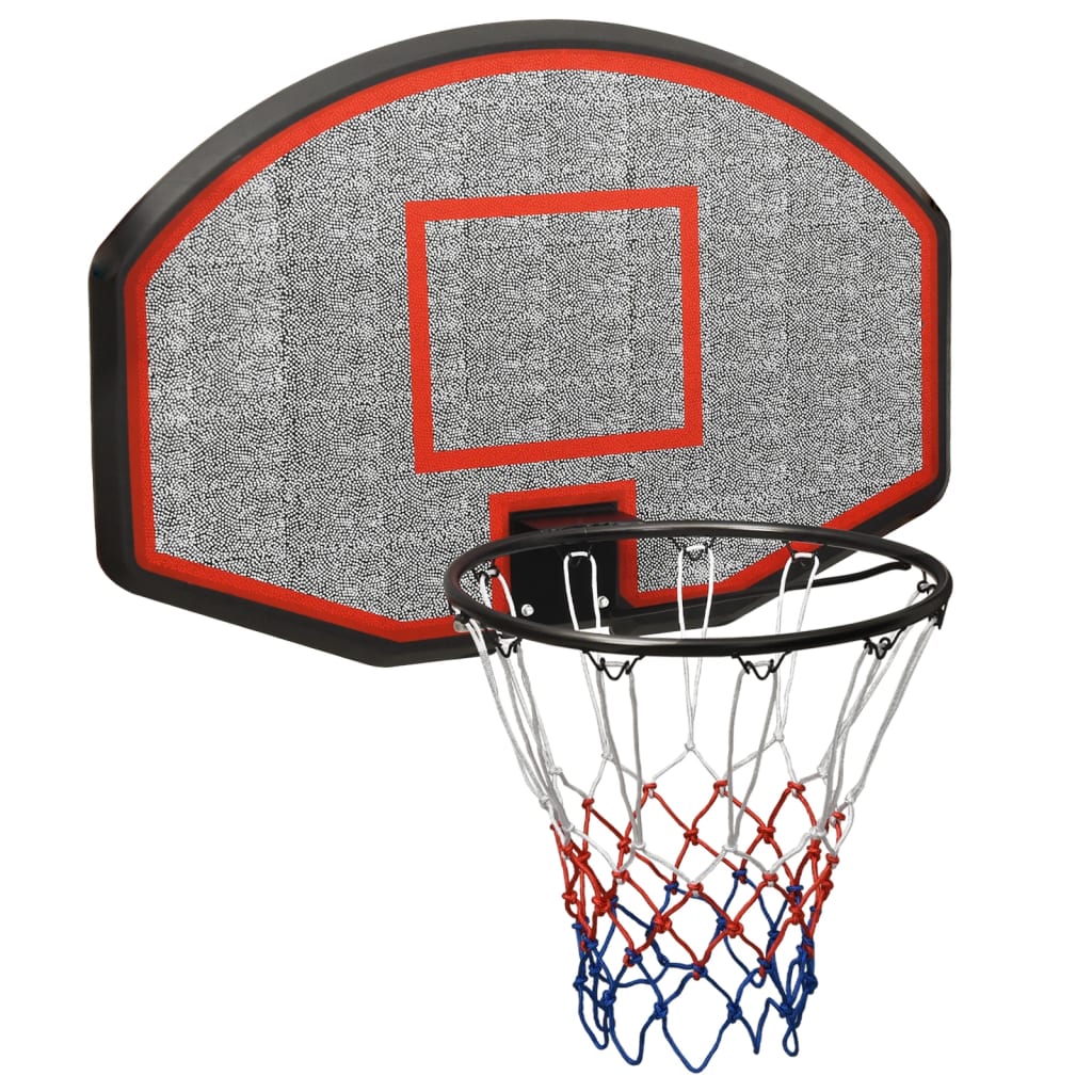 vidaXL Basketball Backboard Black 90x60x2 cm Polyethene