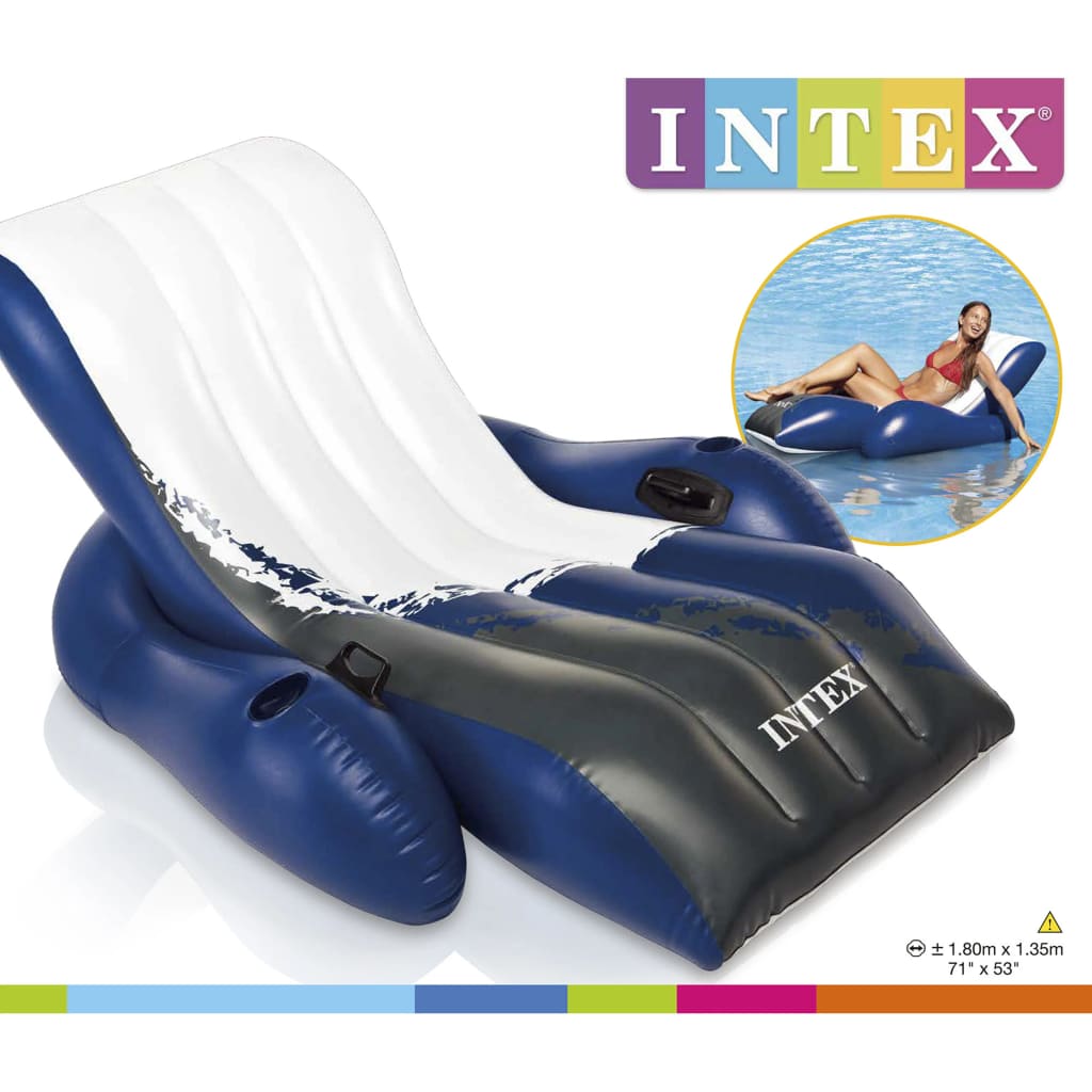 Intex Floating Recliner Lounge 180x135 cm 58868EU