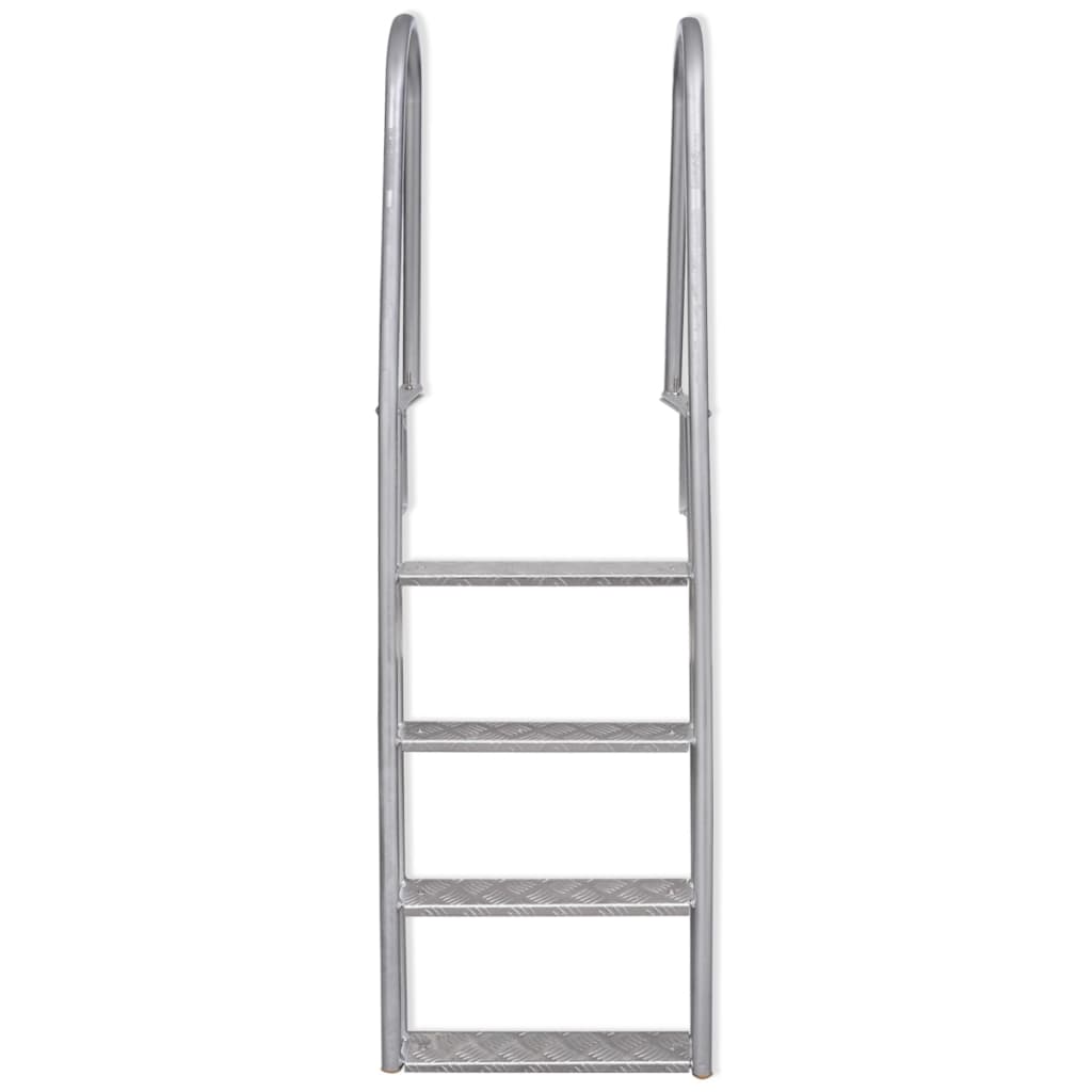 Aluminium Frame Dock Ladder with Non-Slip Steps