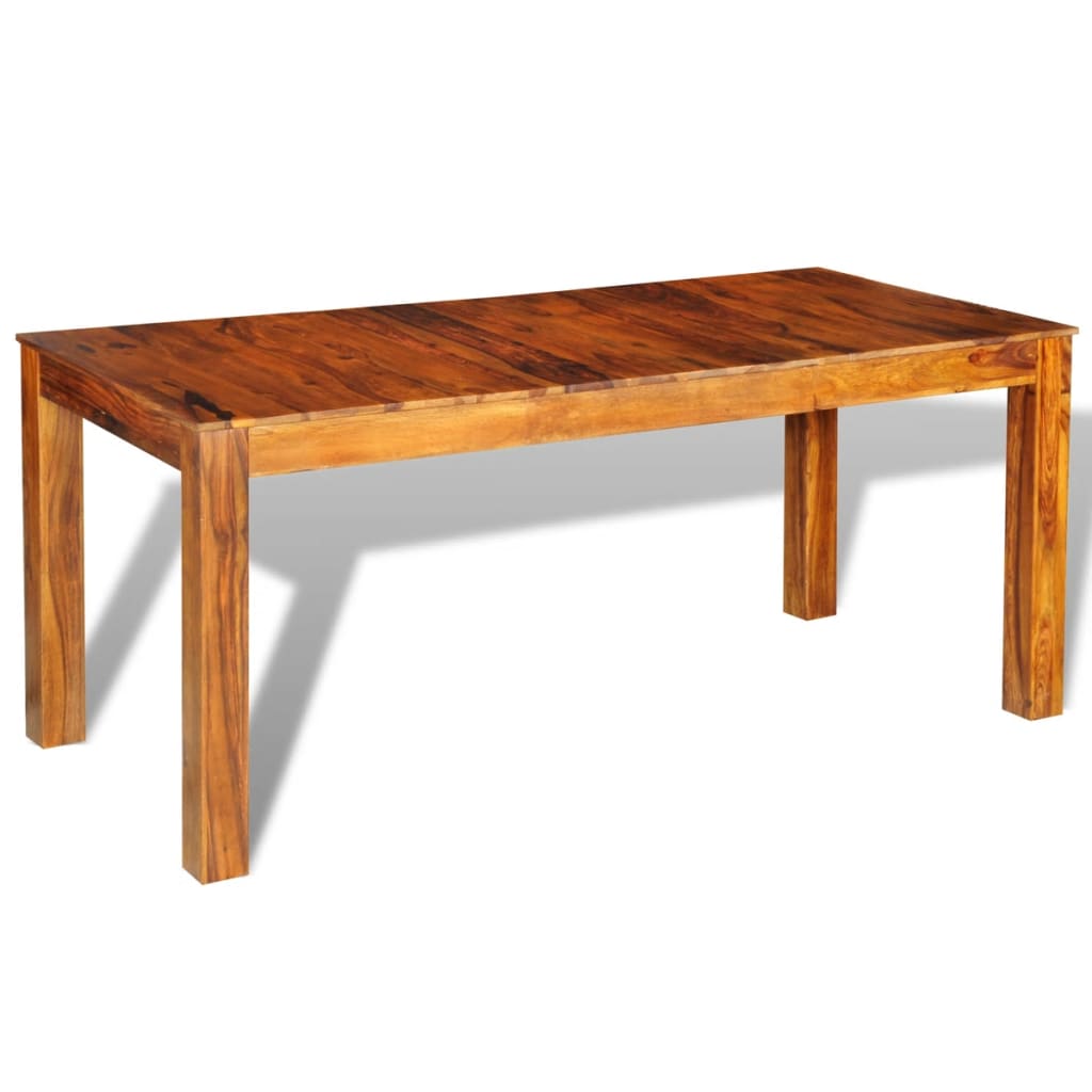 vidaXL Dining Table Solid Sheesham Wood 180x85x76 cm