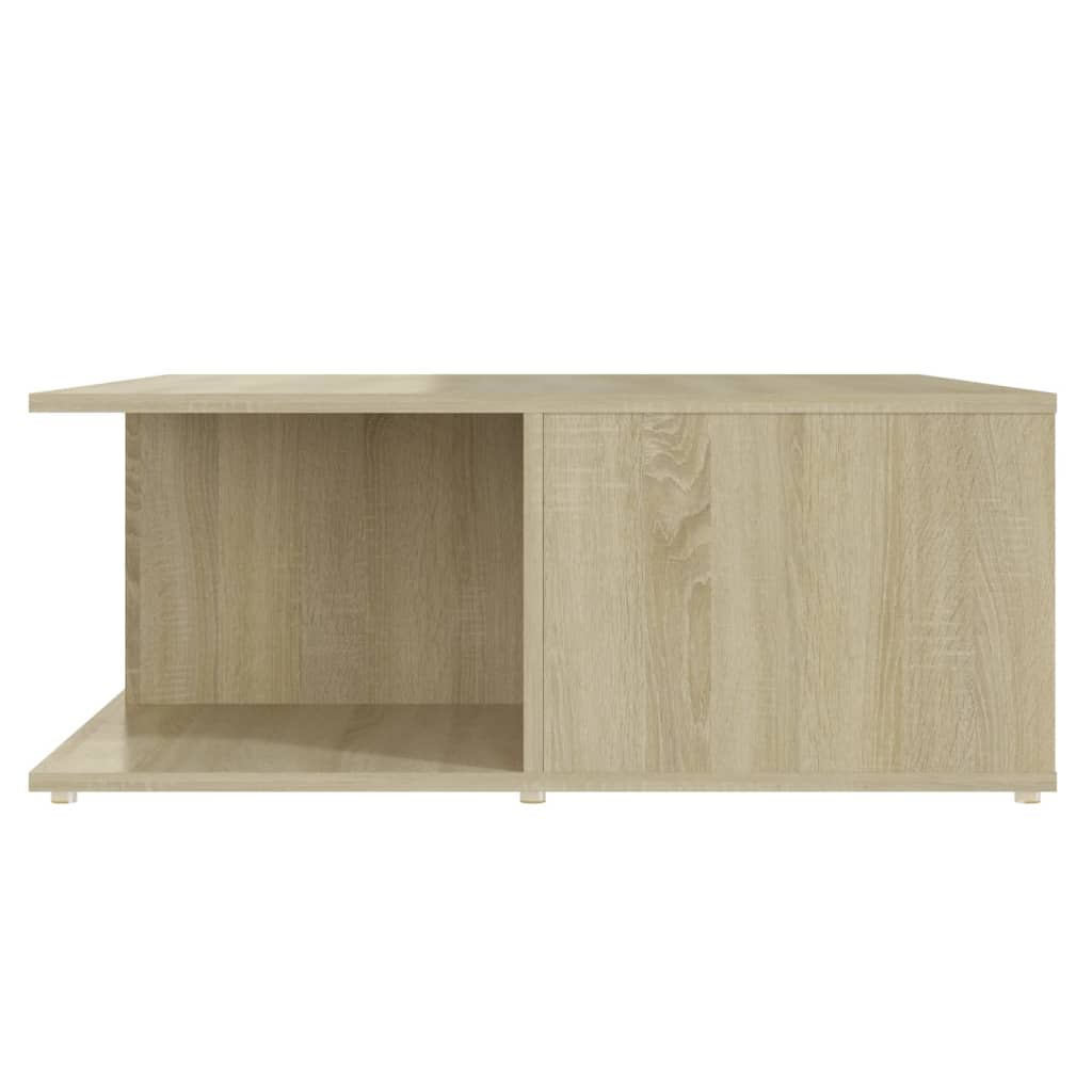 vidaXL Coffee Table Sonoma Oak 80x80x31 cm Engineered Wood
