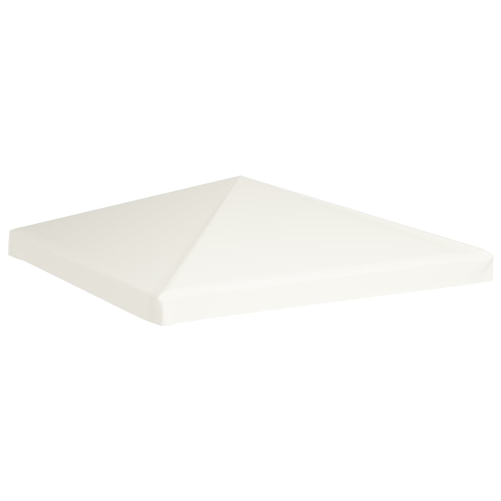 vidaXL Gazebo Top Cover 310 g/m² 3x3 m Cream White