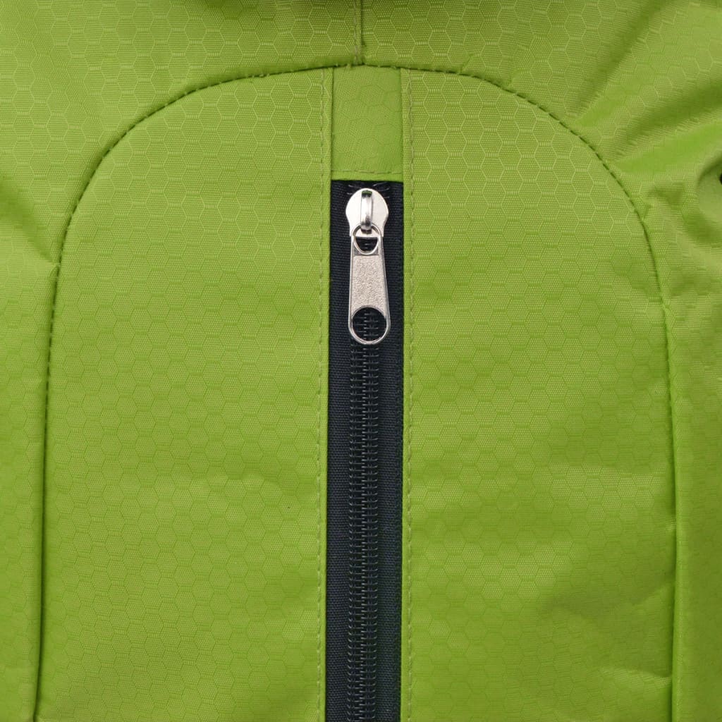 vidaXL Hiking Backpack XXL 75 L Black and Green