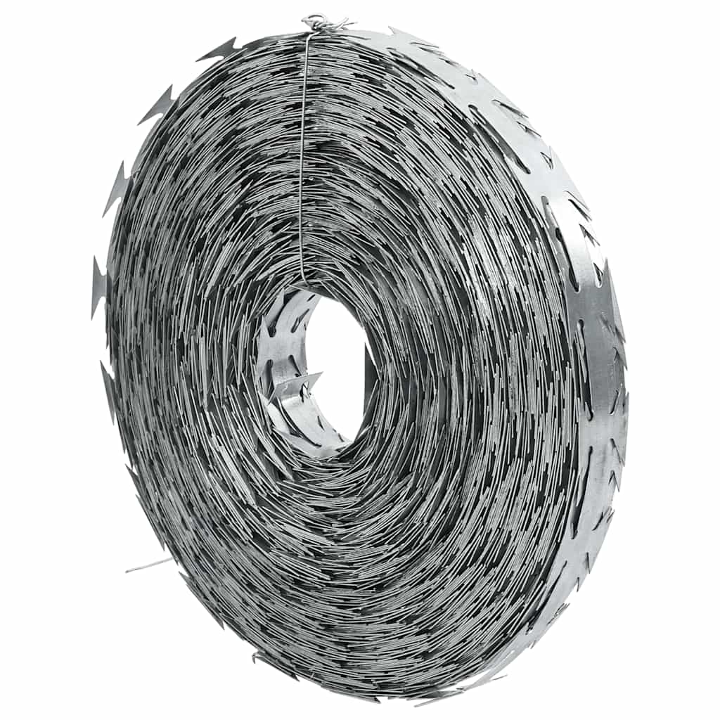 Butterfly Razor Wire vidaXL BTO-22 Razor Wire 100 m Steel | vidaXL.com.au