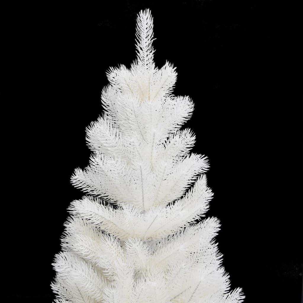 vidaXL Artificial Pre-lit Christmas Tree with Ball Set White 90 cm