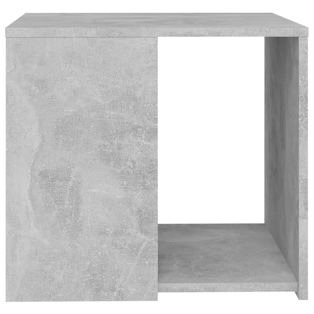 vidaXL Side Table Concrete Grey 50x50x45 cm Engineered Wood
