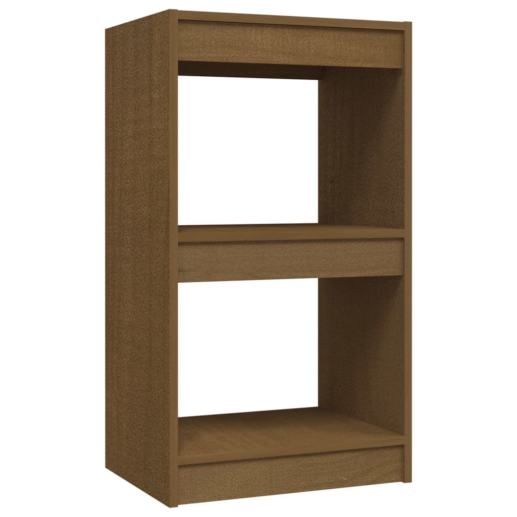 vidaXL Book Cabinet Honey Brown 40x30x71.5 cm Solid Pinewood