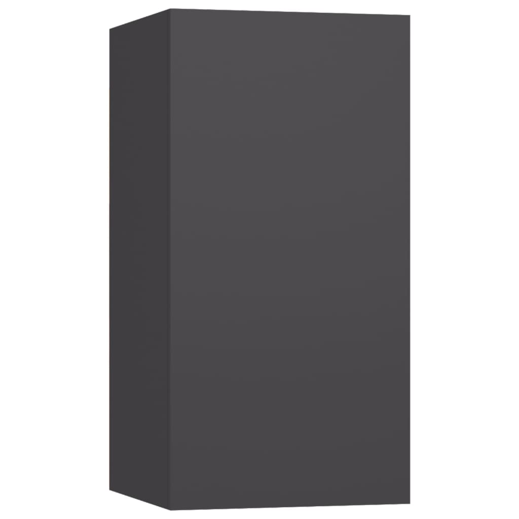 vidaXL TV Cabinet Grey 30.5x30x60 cm Engineered Wood