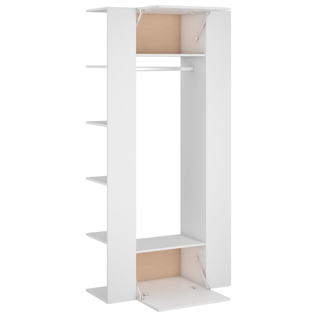 vidaXL Hallway Cabinets 2 pcs White Engineered Wood
