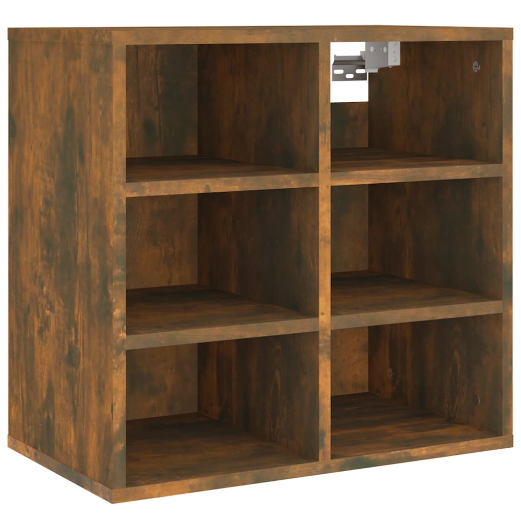 vidaXL Shoe Cabinet Smoked Oak 52.5x30x50 cm