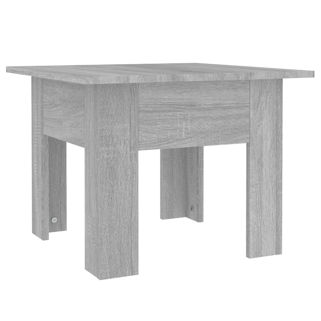 vidaXL Coffee Table Grey Sonoma 55x55x42 cm Engineered Wood