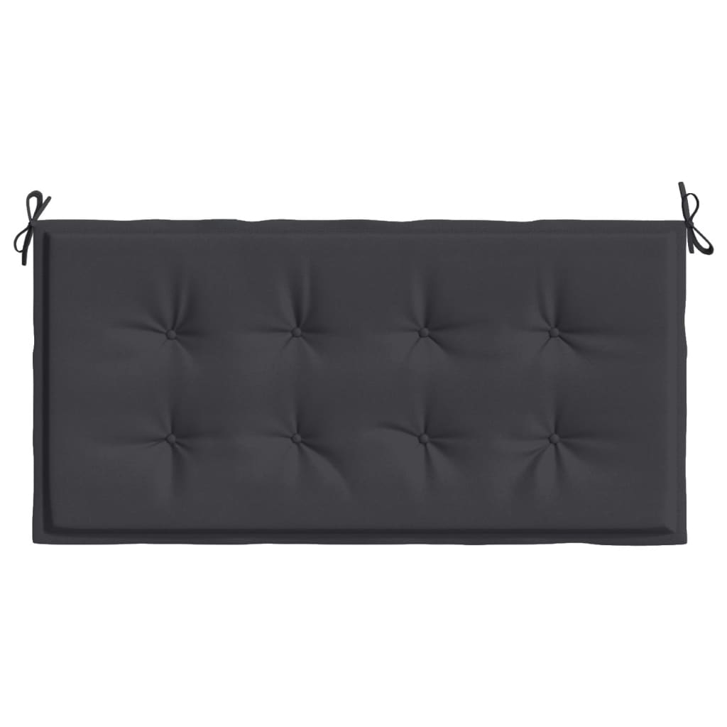 vidaXL Garden Bench Cushion Black 120x50x3 cm Oxford Fabric