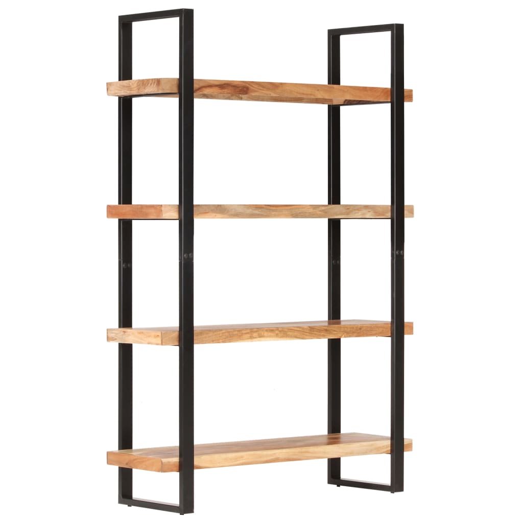 vidaXL 4-Tier Bookcase 120x40x180 cm Solid Acacia Wood