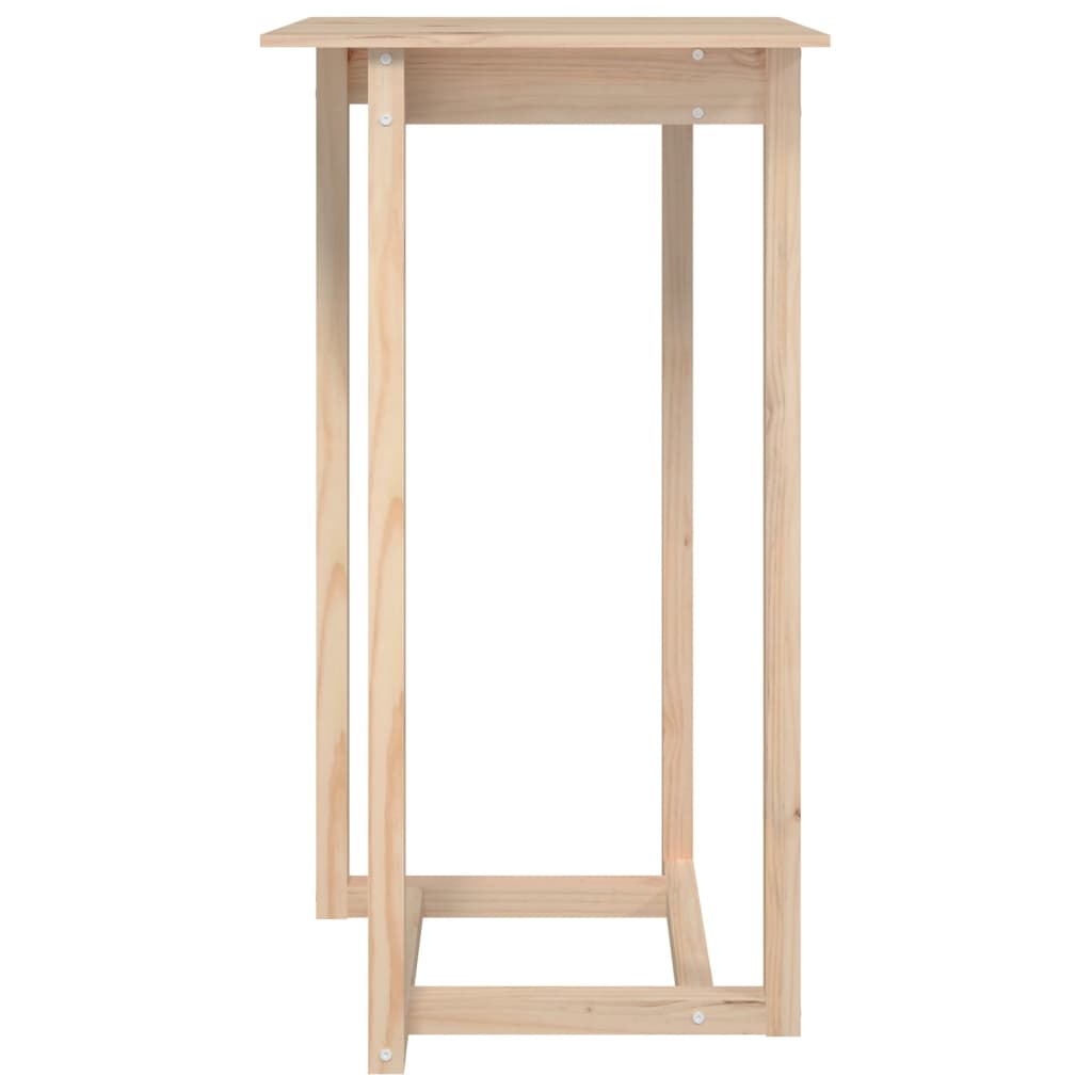 vidaXL Bar Table 60x60x110 cm Solid Wood Pine