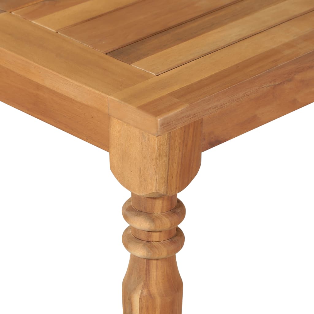vidaXL Garden Table 150x90x75 cm Solid Acacia Wood