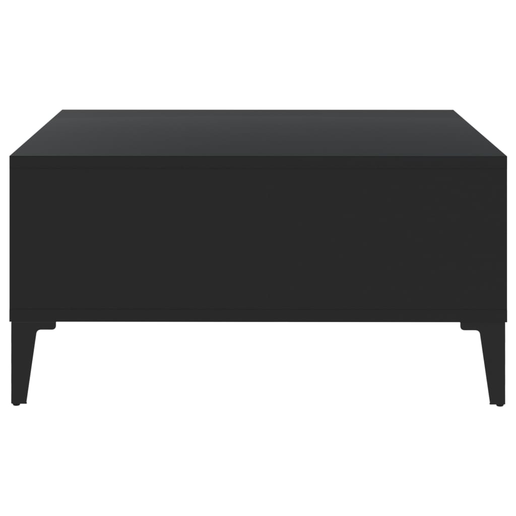 vidaXL Coffee Table Black 60x60x30 cm Engineered Wood