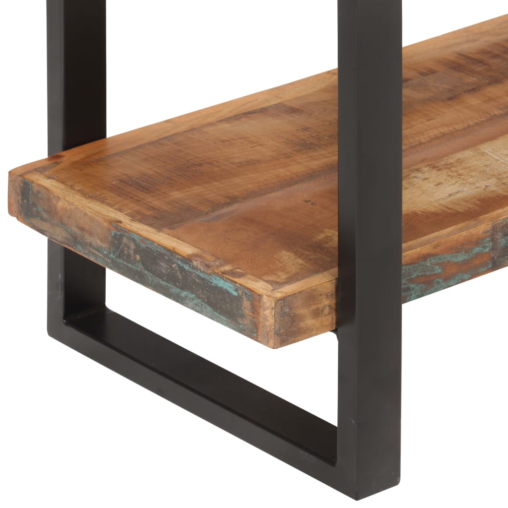 vidaXL 4-Tier Bookcase 160x40x180 cm Solid Reclaimed Wood