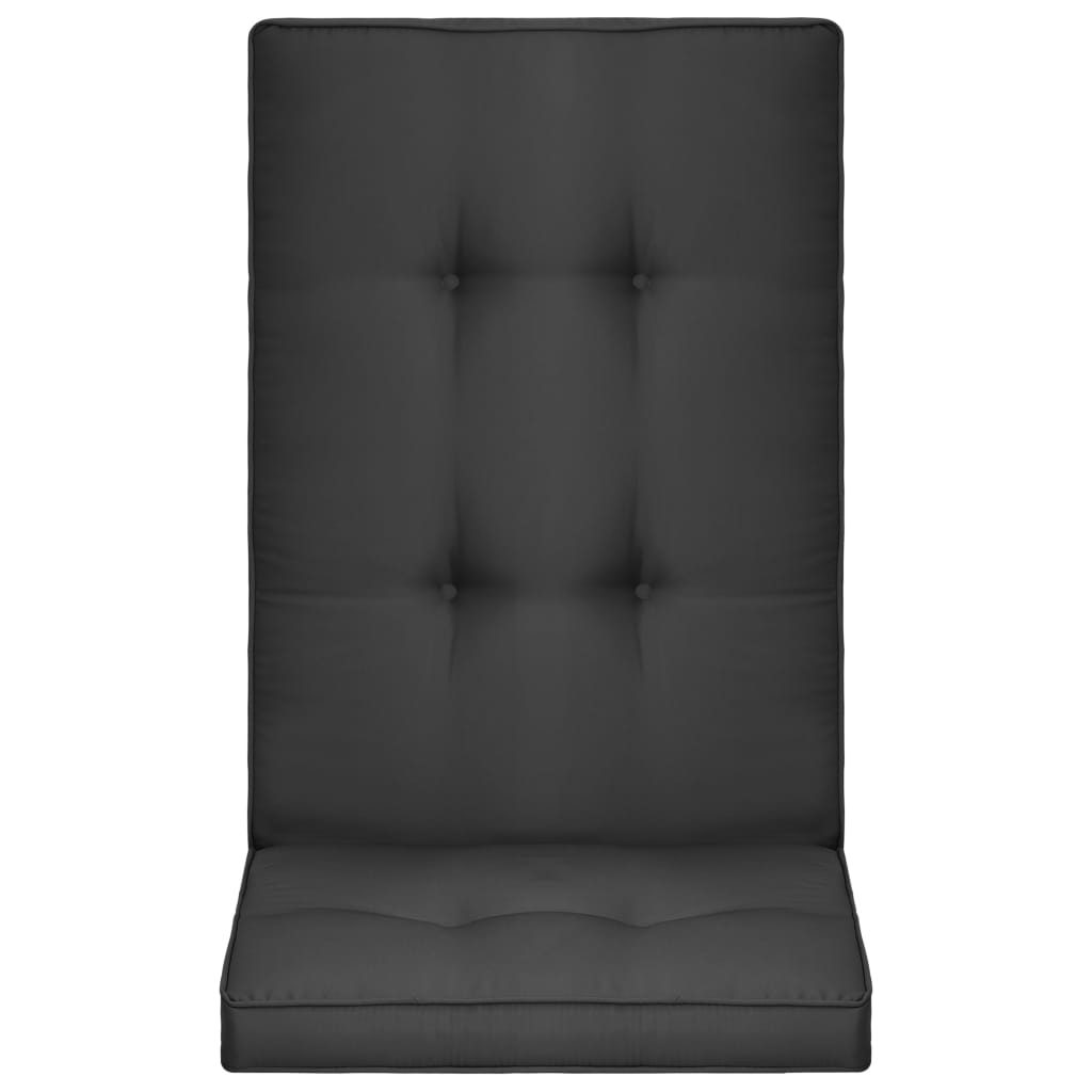 vidaXL Garden Chair Cushions 2 pcs Anthracite 120x50x5 cm