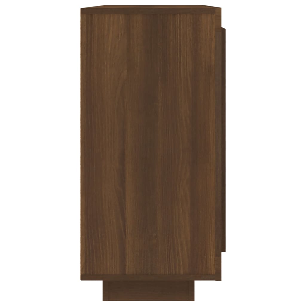 vidaXL Sideboard Brown Oak 92x35x75 cm Engineered Wood