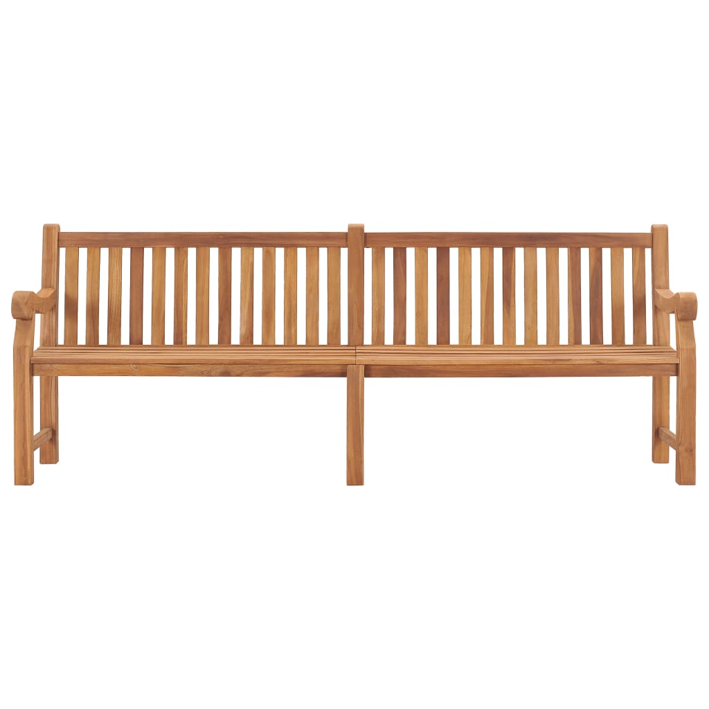 vidaXL Garden Bench 228 cm Solid Teak Wood