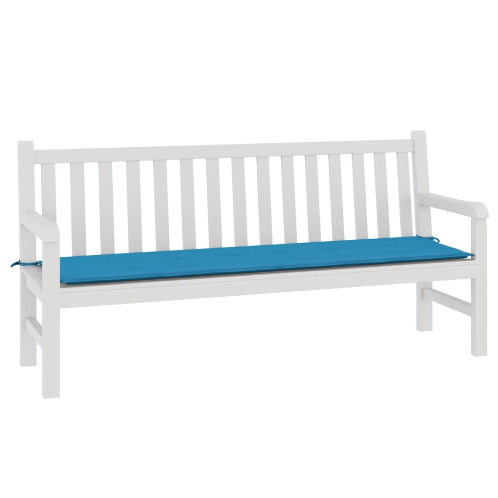 vidaXL Garden Bench Cushion Blue 180x50x3 cm Oxford Fabric
