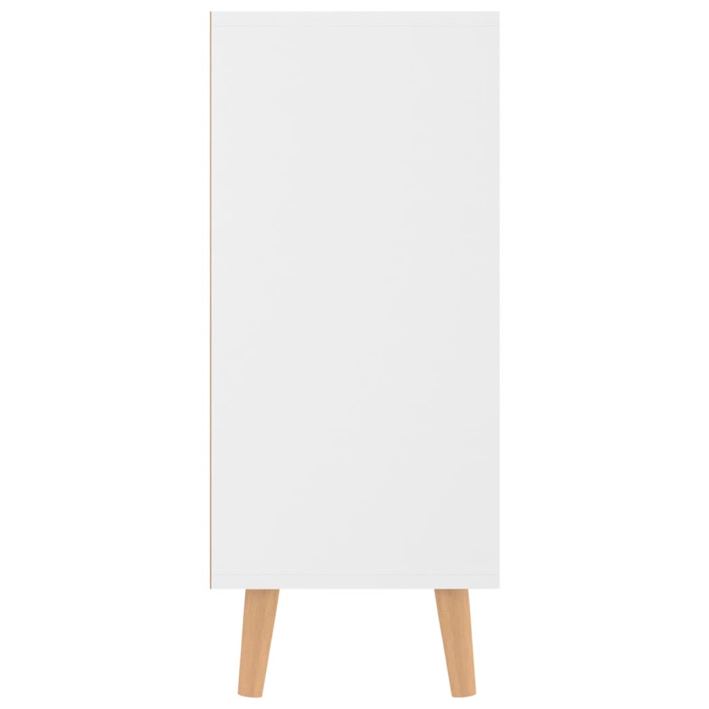vidaXL Sideboard High Gloss White 90x30x72 cm Engineered Wood