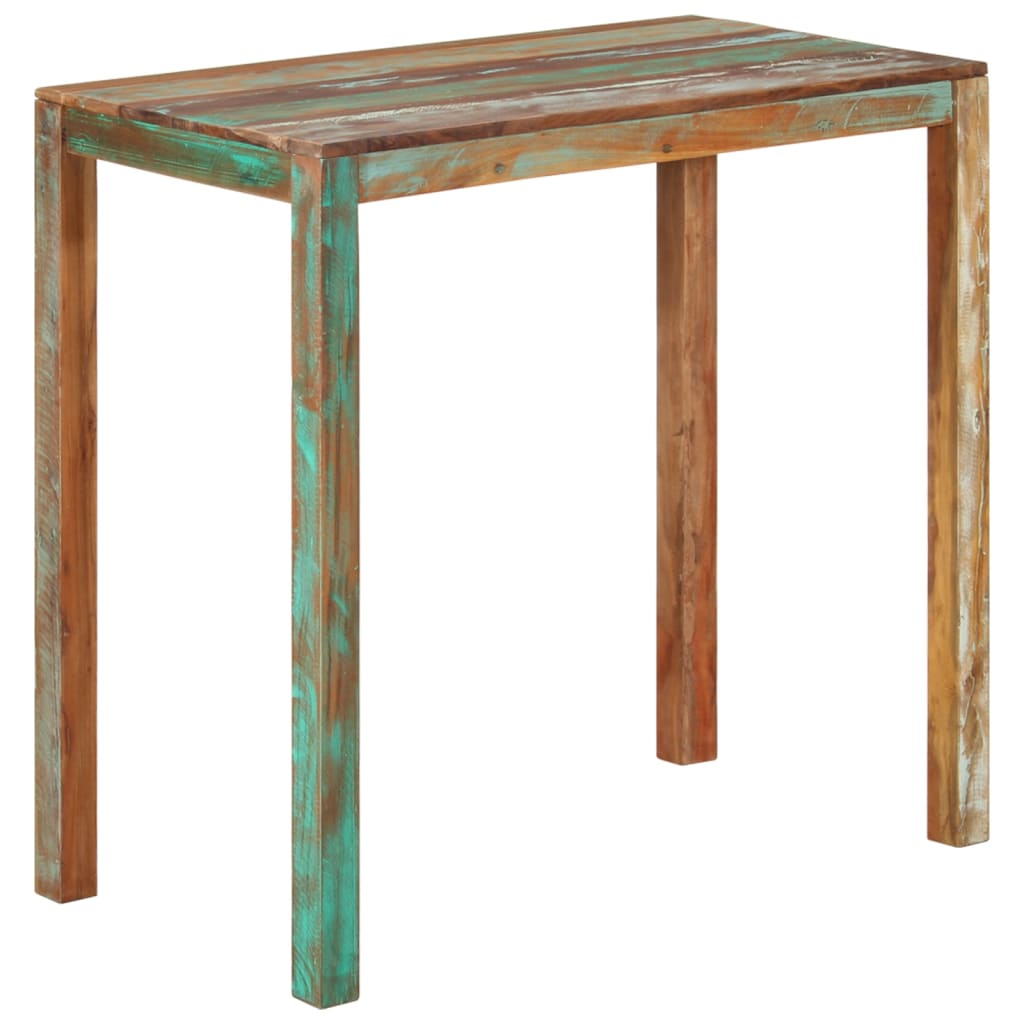 vidaXL Bar Table 112x60x108 cm Solid Reclaimed Wood