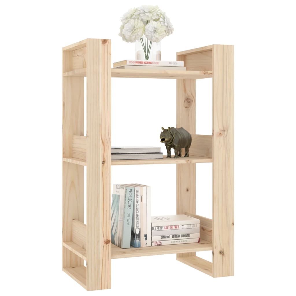 vidaXL Book Cabinet/Room Divider 60x35x91 cm Solid Wood Pine