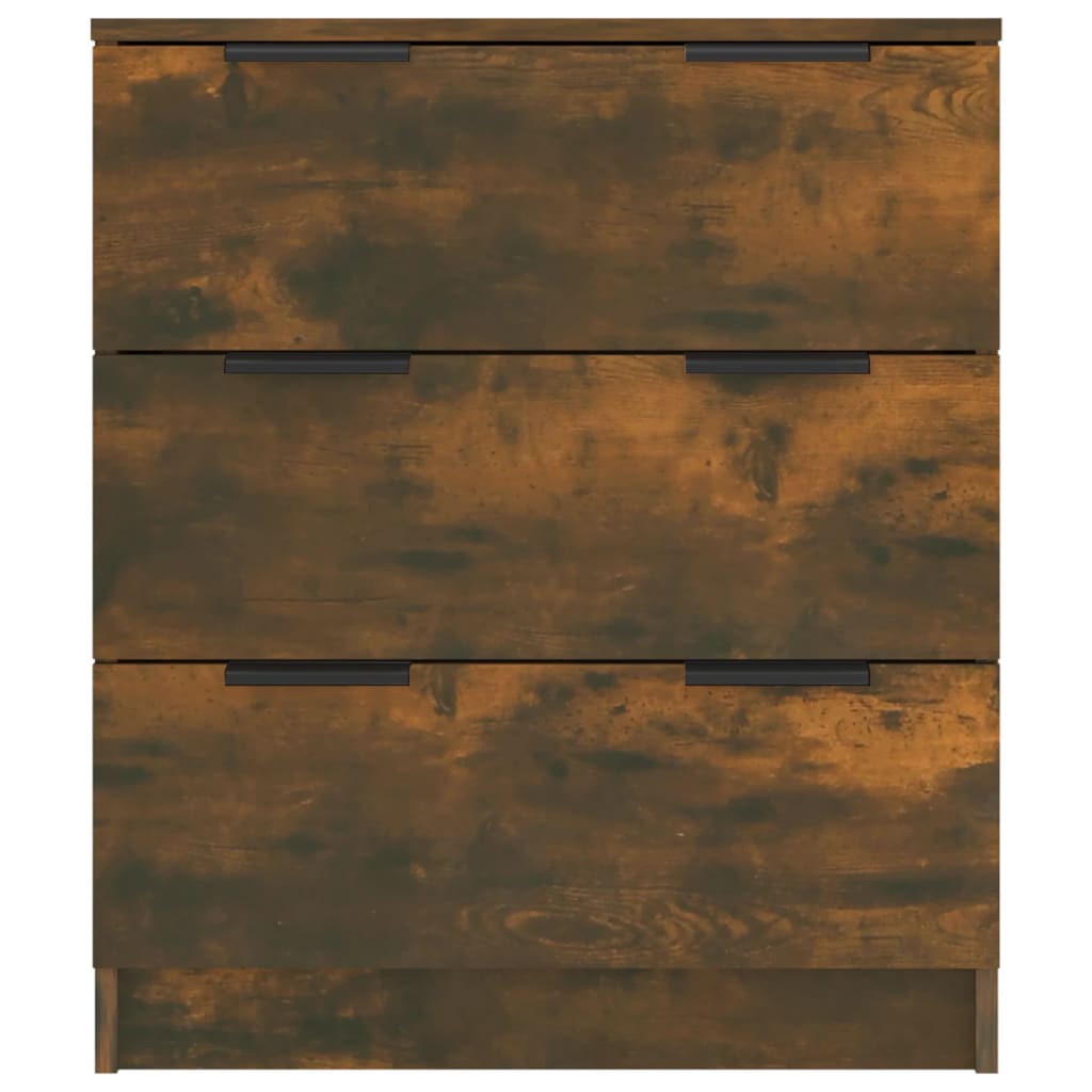 vidaXL Sideboard Smoked Oak 60x30x70 cm Engineered Wood