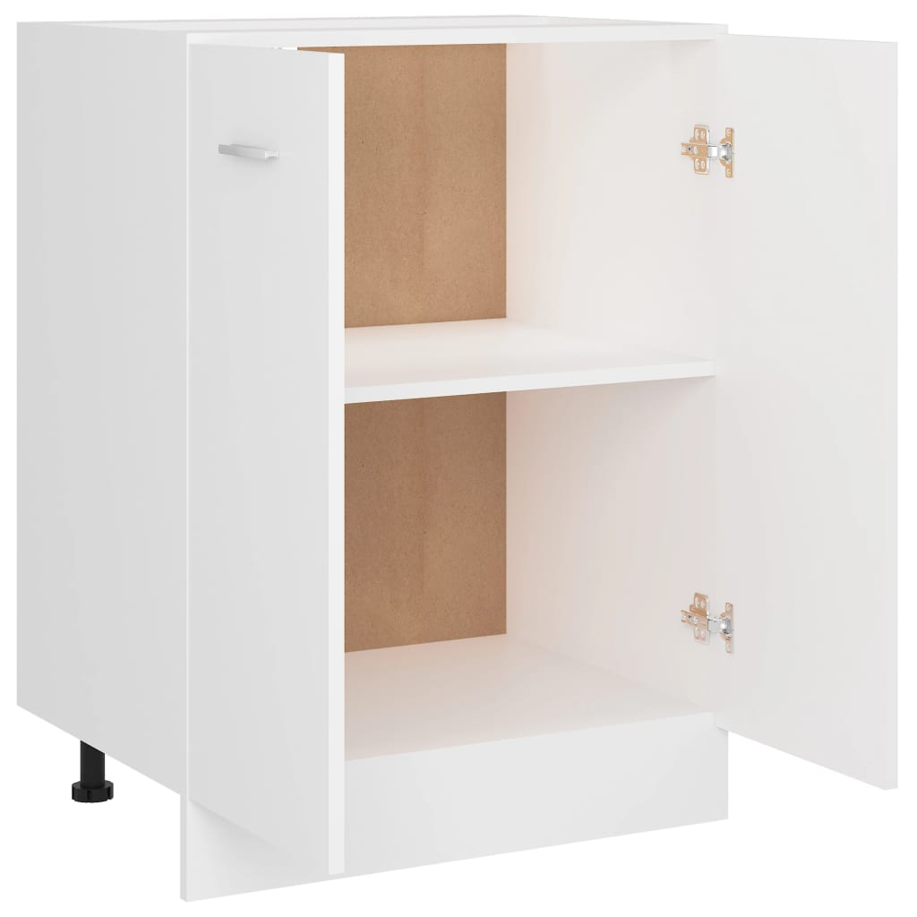 vidaXL Bottom Cabinet White 60x46x81.5 cm Engineered Wood