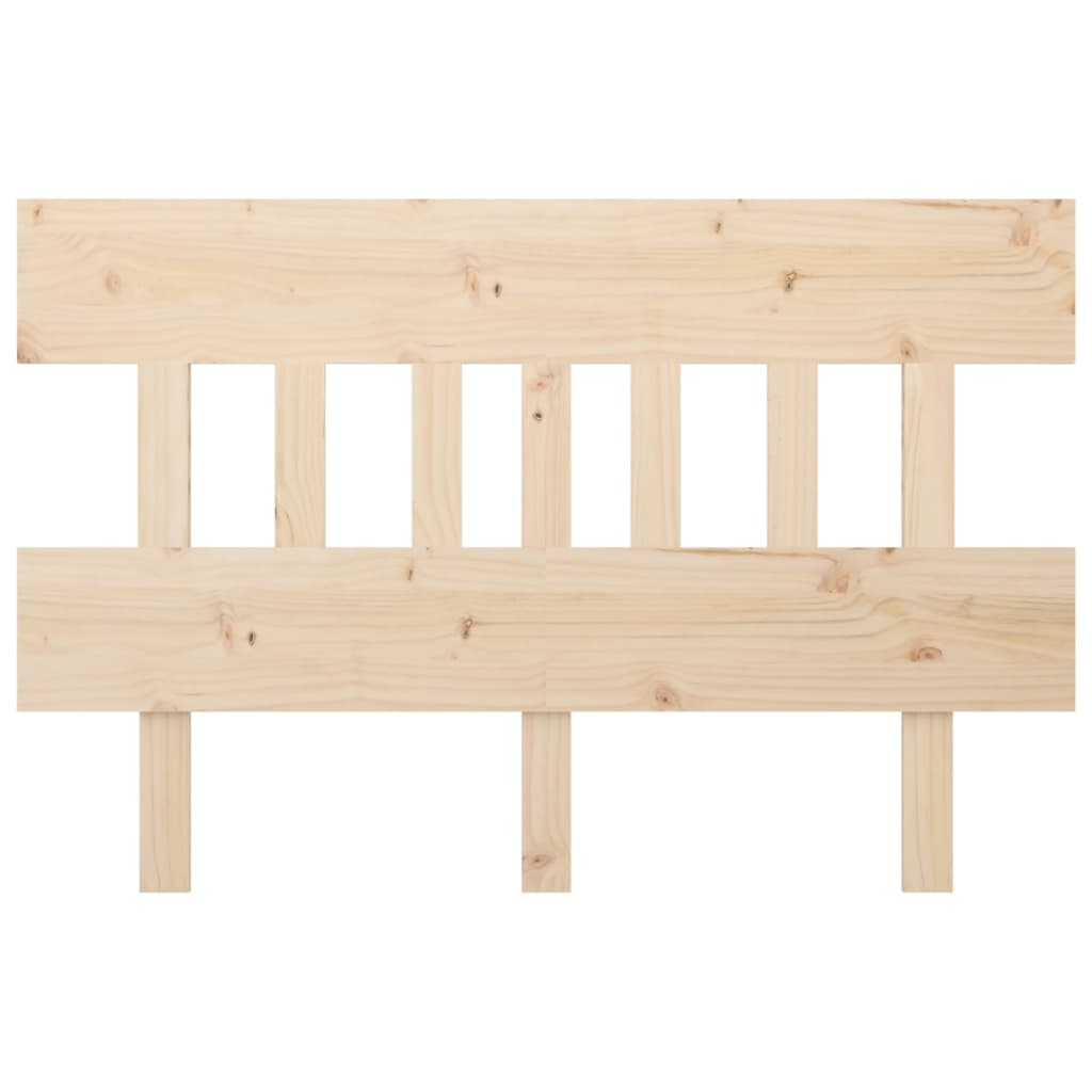 vidaXL Bed Headboard 138.5x3x81 cm Solid Wood Pine