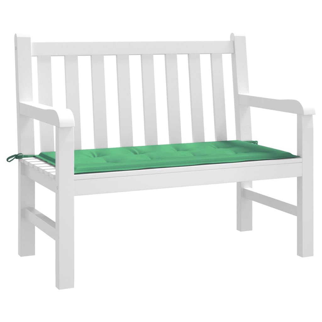vidaXL Garden Bench Cushion Green 100x50x3 cm Oxford Fabric