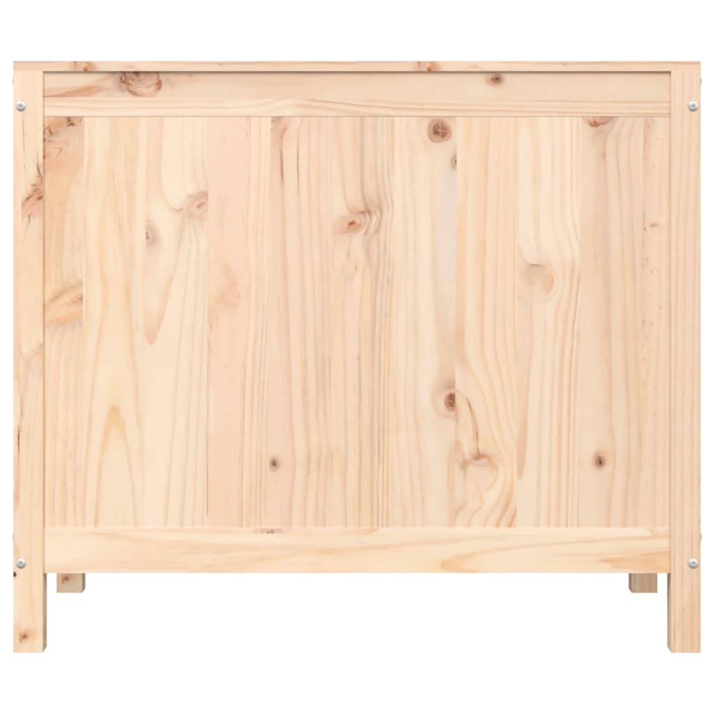 vidaXL Laundry Box 88.5x44x76 cm Solid Wood Pine