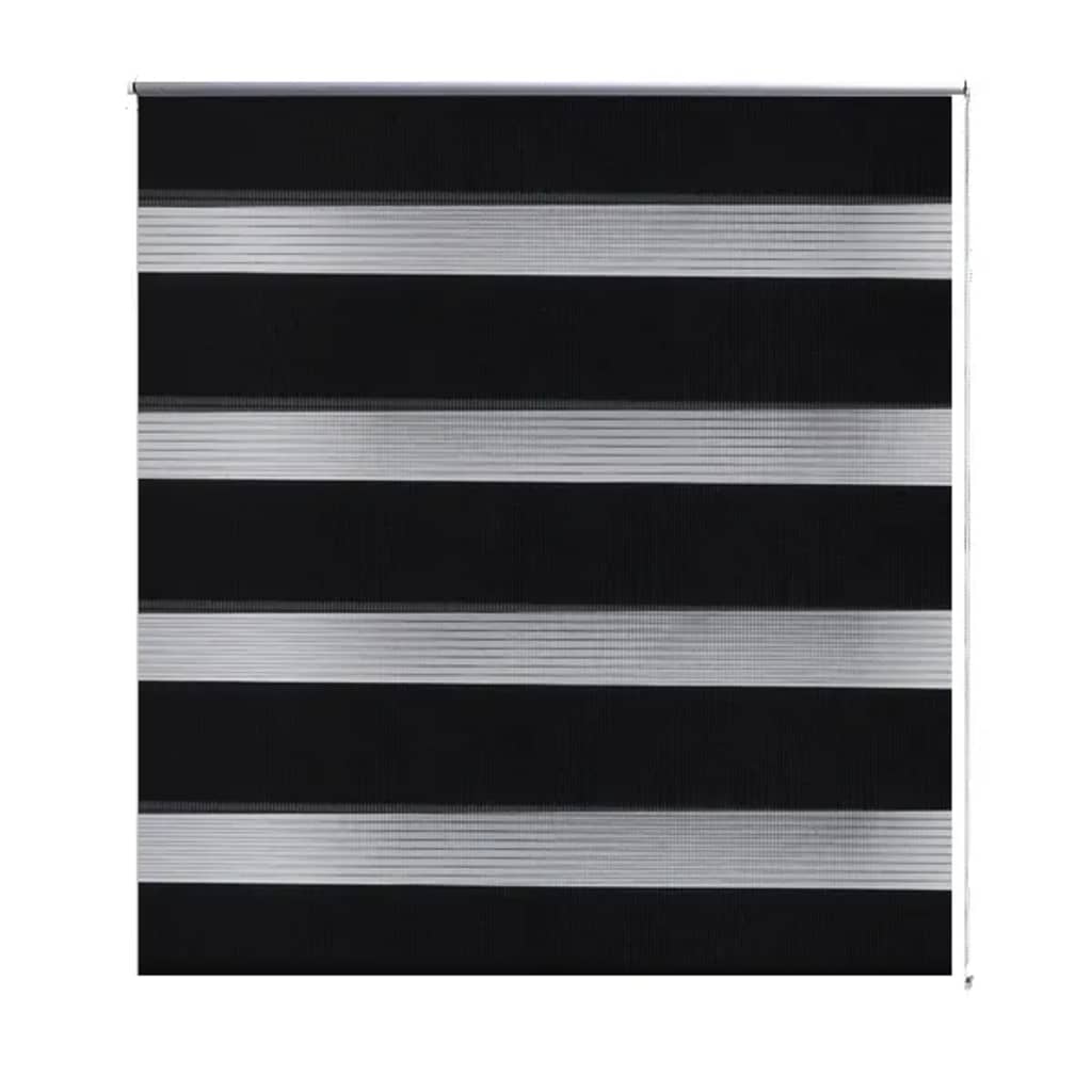 Zebra Blind 80 x 175 cm Black