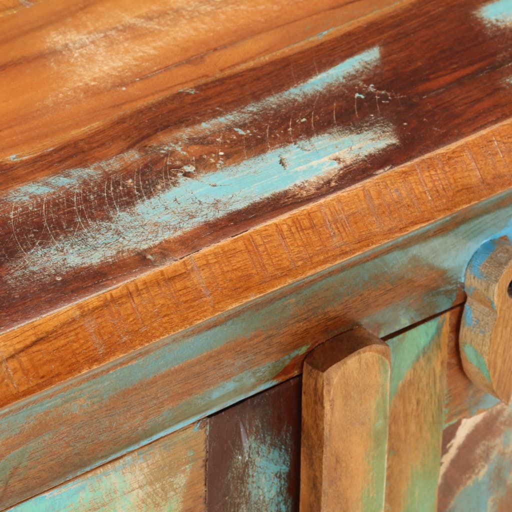 vidaXL Sideboard with 2 Doors 55x30x70 cm Solid Wood Reclaimed