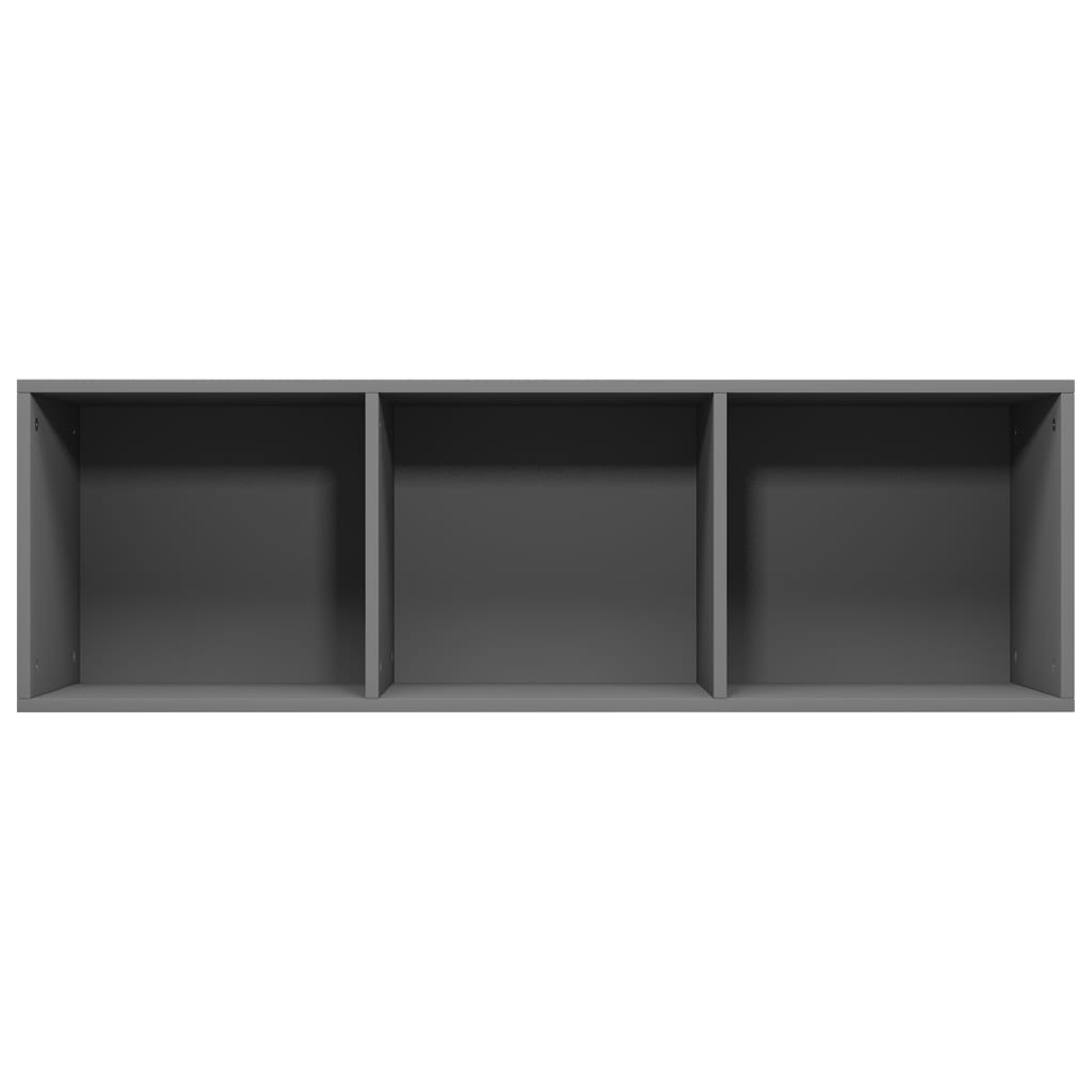 vidaXL Book Cabinet/TV Cabinet Grey 36x30x114 cm Engineered Wood