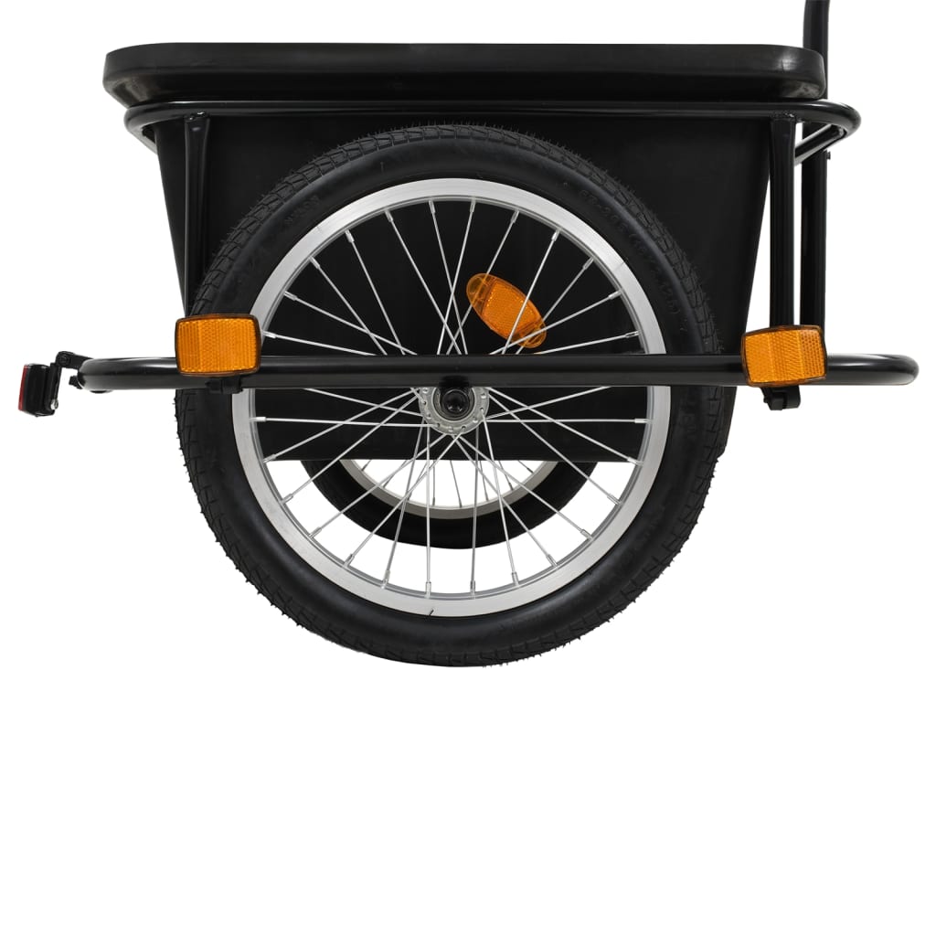 vidaXL Bike Cargo Trailer Black 50 L