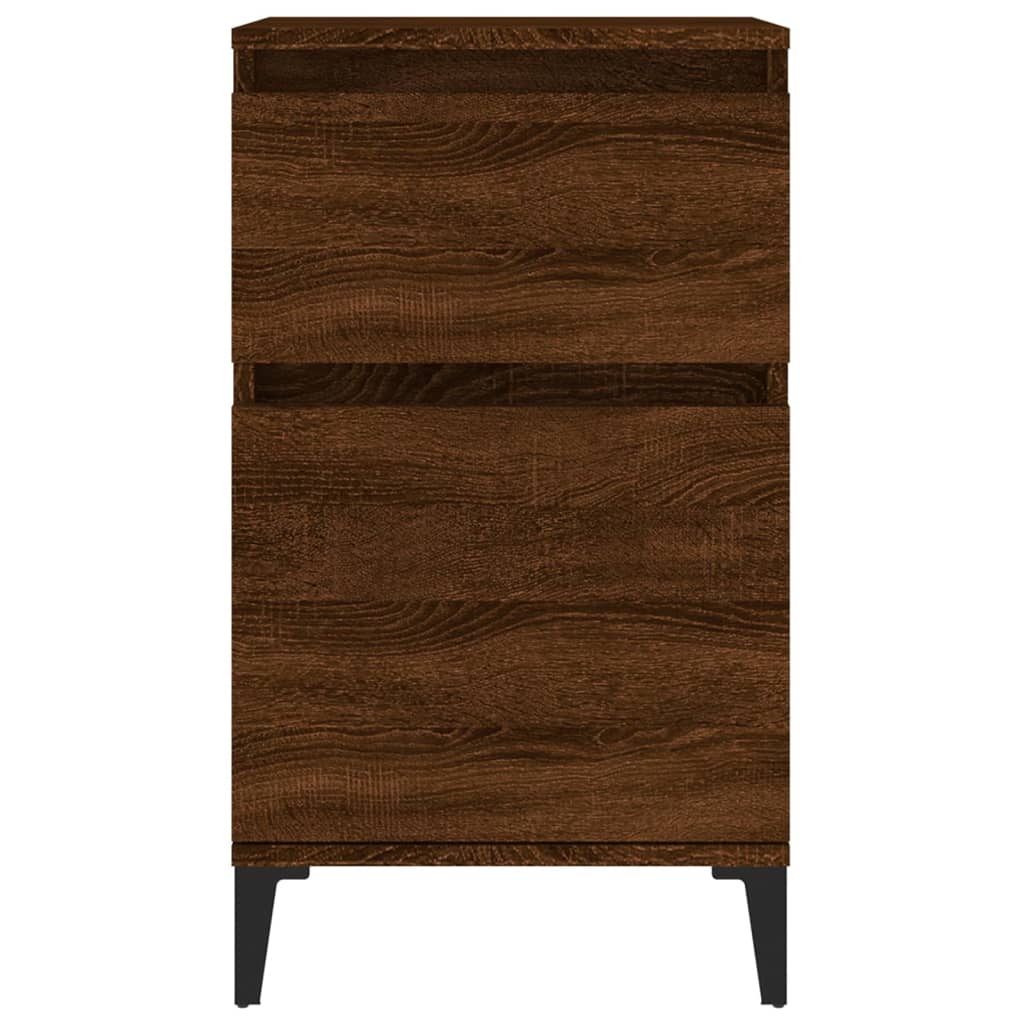 vidaXL Bedside Cabinet Brown Oak 40x35x70 cm
