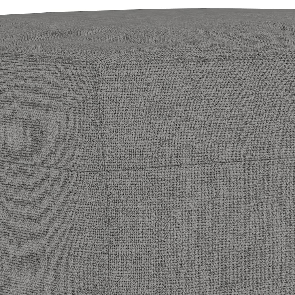 vidaXL Bench Dark Grey 100x35x41 cm Fabric