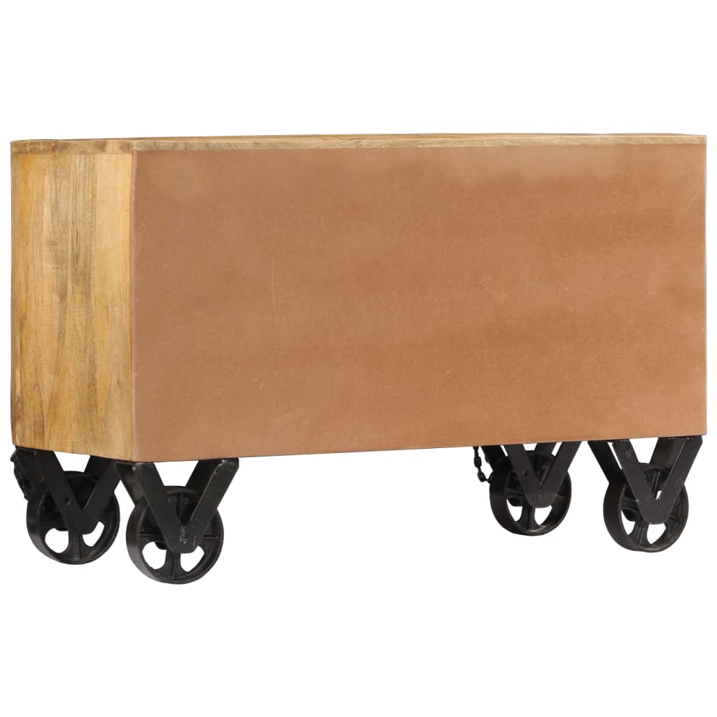 vidaXL Shoe Cabinet 86x35x55 cm Solid Mango Wood