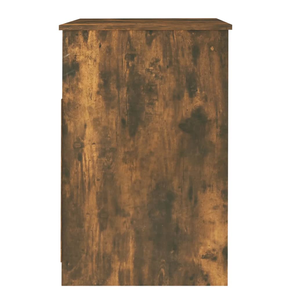 vidaXL Drawer Cabinet Smoked Oak 40x50x76 cm Engineered Wood
