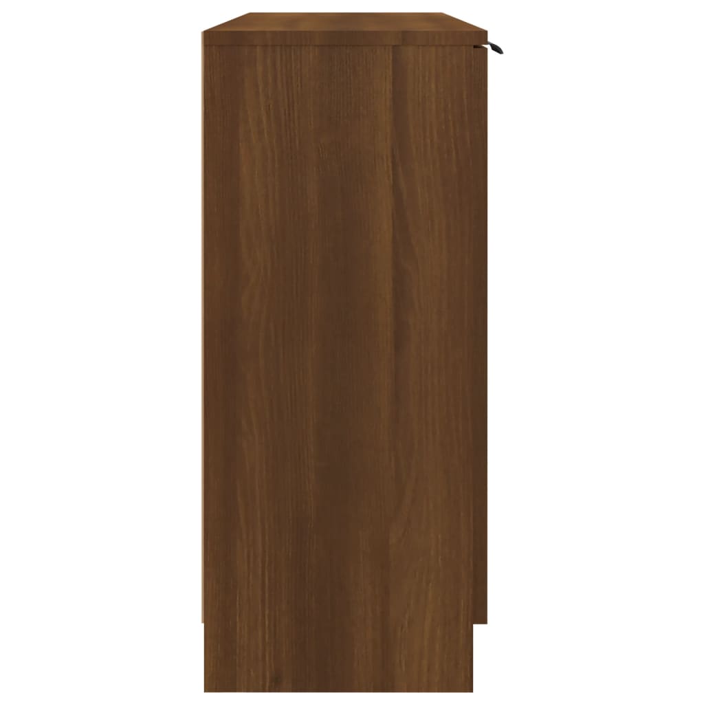 vidaXL Sideboard Brown Oak 90.5x30x70 cm Engineered Wood