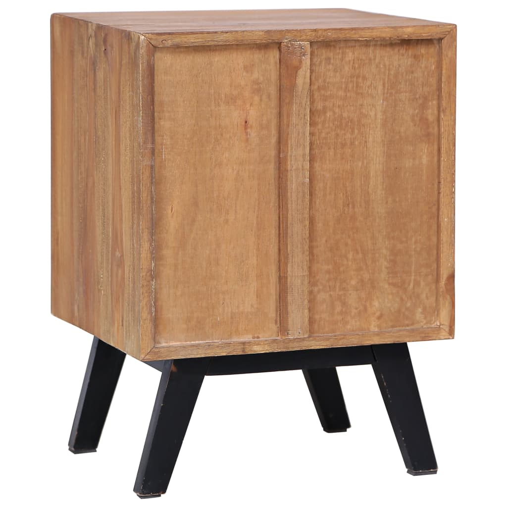 vidaXL Bedside Cabinet 40x35x55 cm Solid Teak