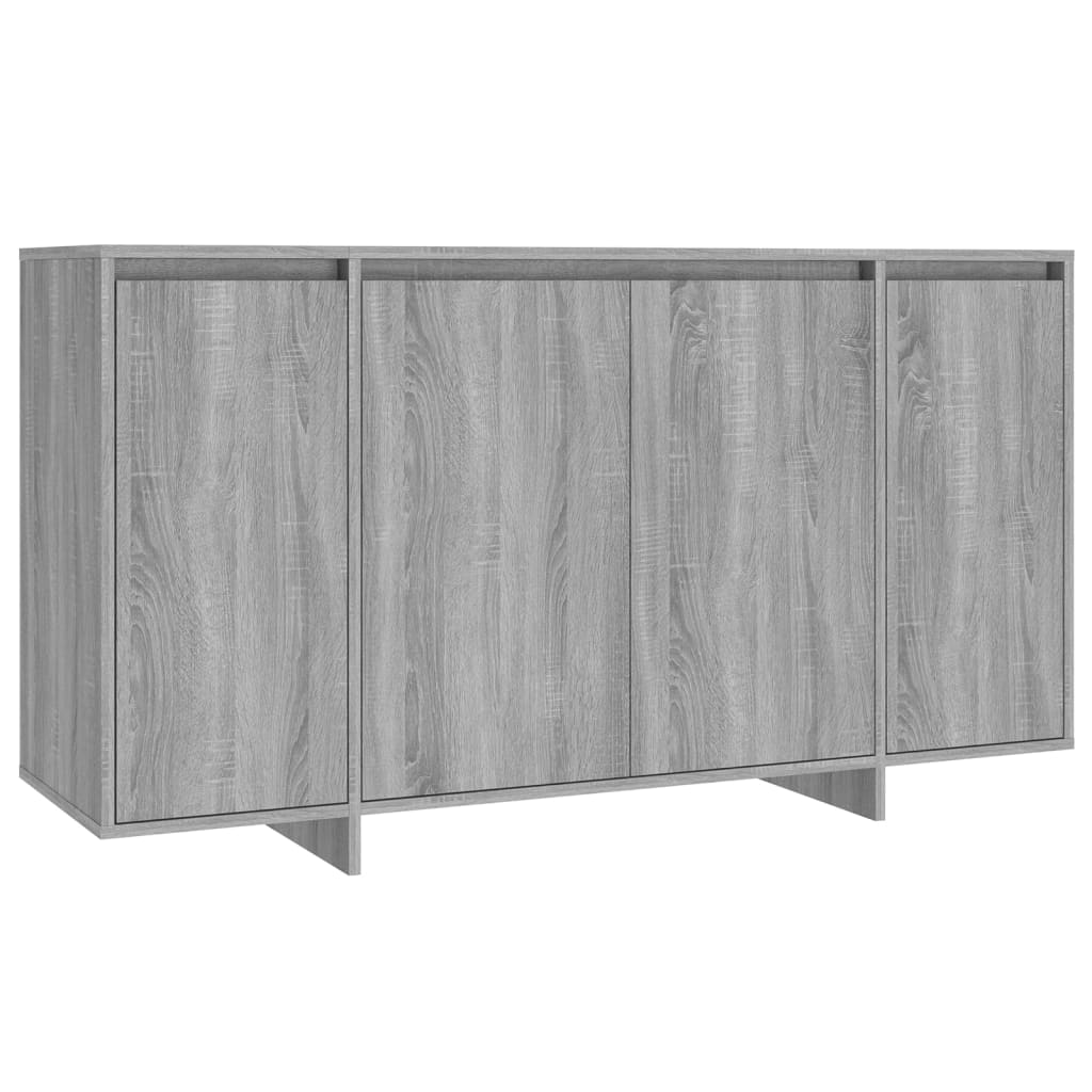 vidaXL Sideboard Grey Sonoma 135x41x75 cm Engineered Wood
