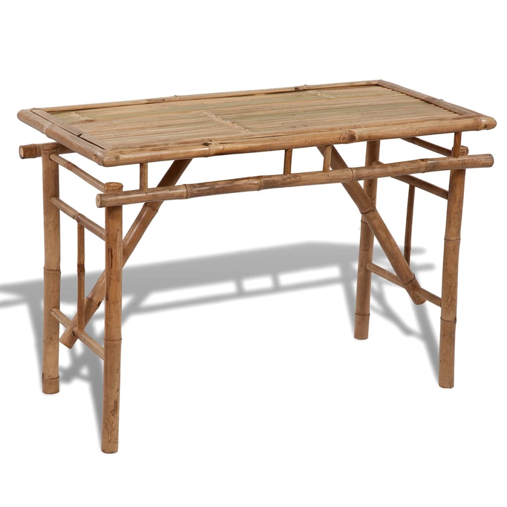 vidaXL Folding Garden Table 120x50x77 cm Bamboo