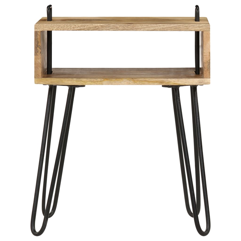 vidaXL Bedside Table Solid Mango Wood 40x34x47 cm