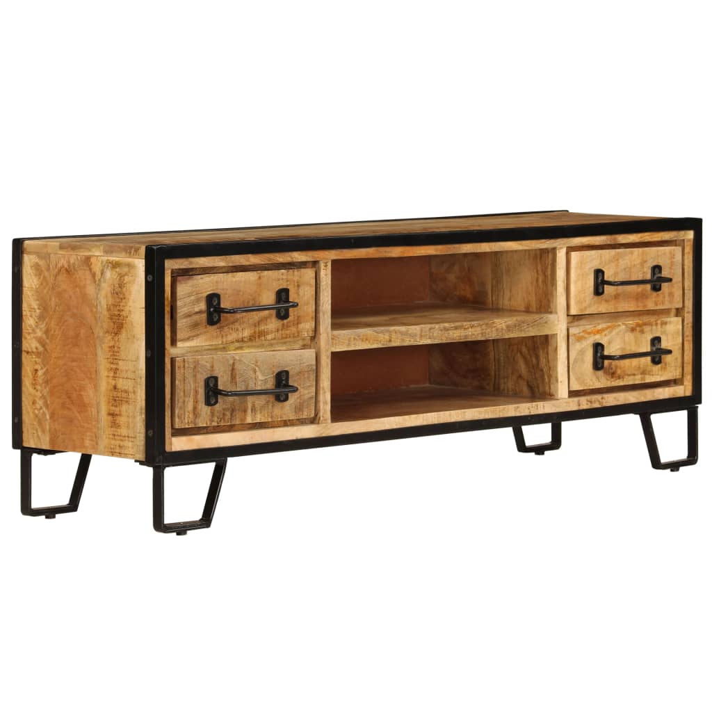 vidaXL TV Cabinet with Drawers 120x30x40 cm Solid Mango Wood