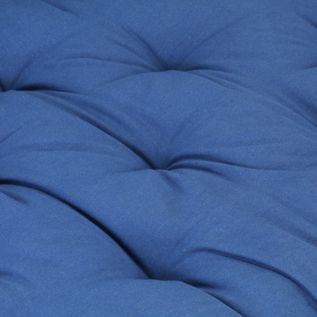 vidaXL Pallet Floor Cushion Cotton 120x40x7 cm Light Blue