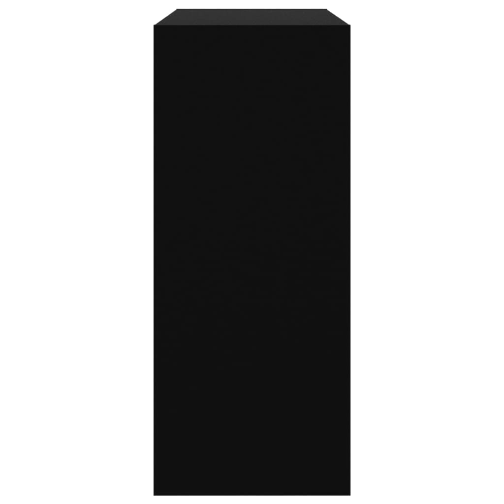 vidaXL Book Cabinet/Room Divider Black 80x30x72 cm